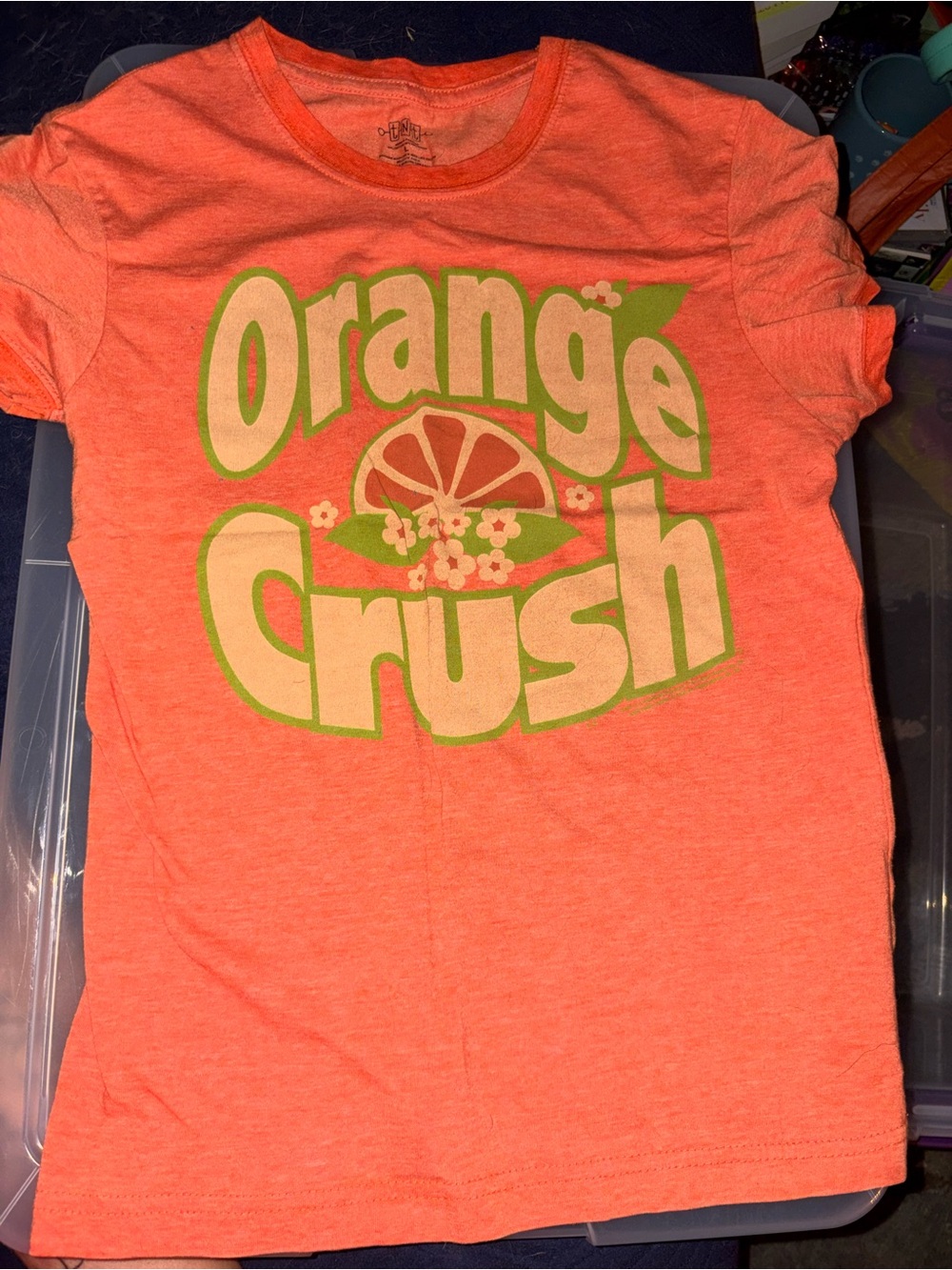 Orange Crush Graphic Tee - Orange Short Sleeve Shirt